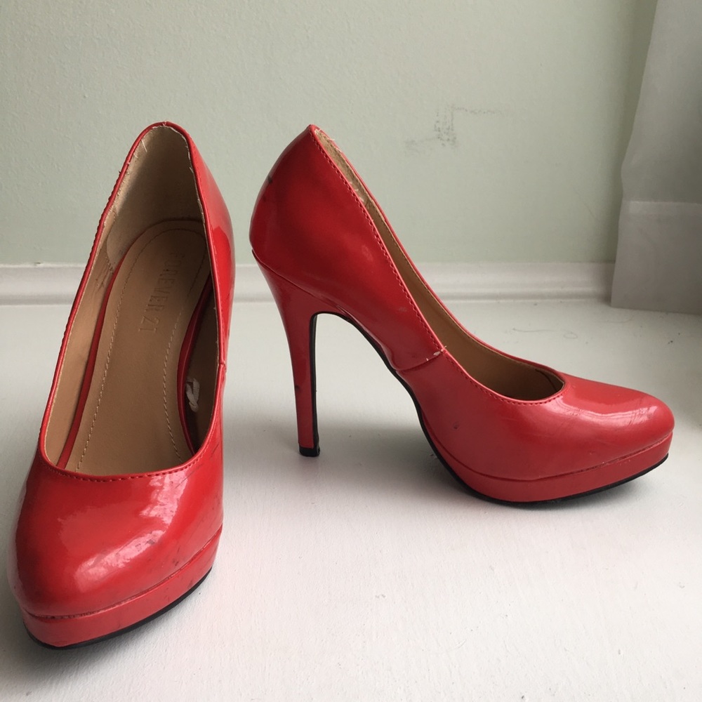 Forever 21- faux leather pumps